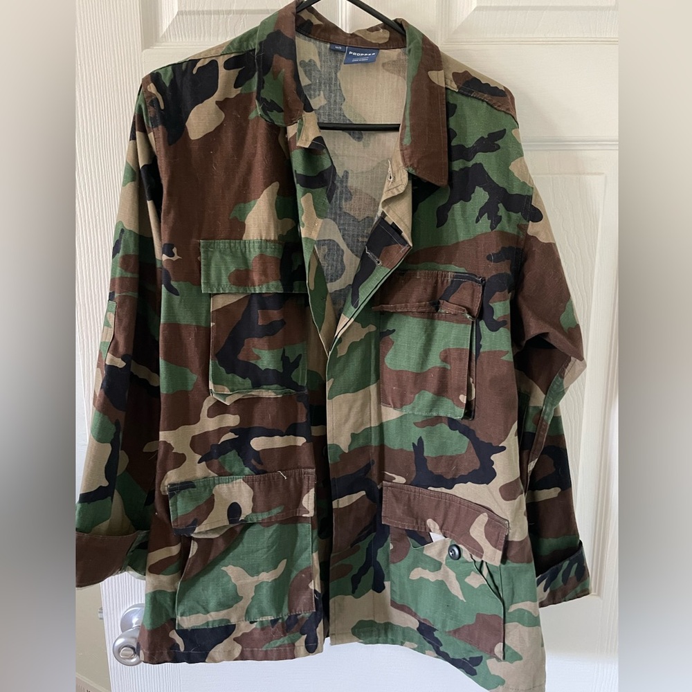 Camo Vintage Army Jacket